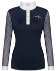 Fair Play Competition Shirt CECILE Long Sleeve ROSEGOLD, Navy