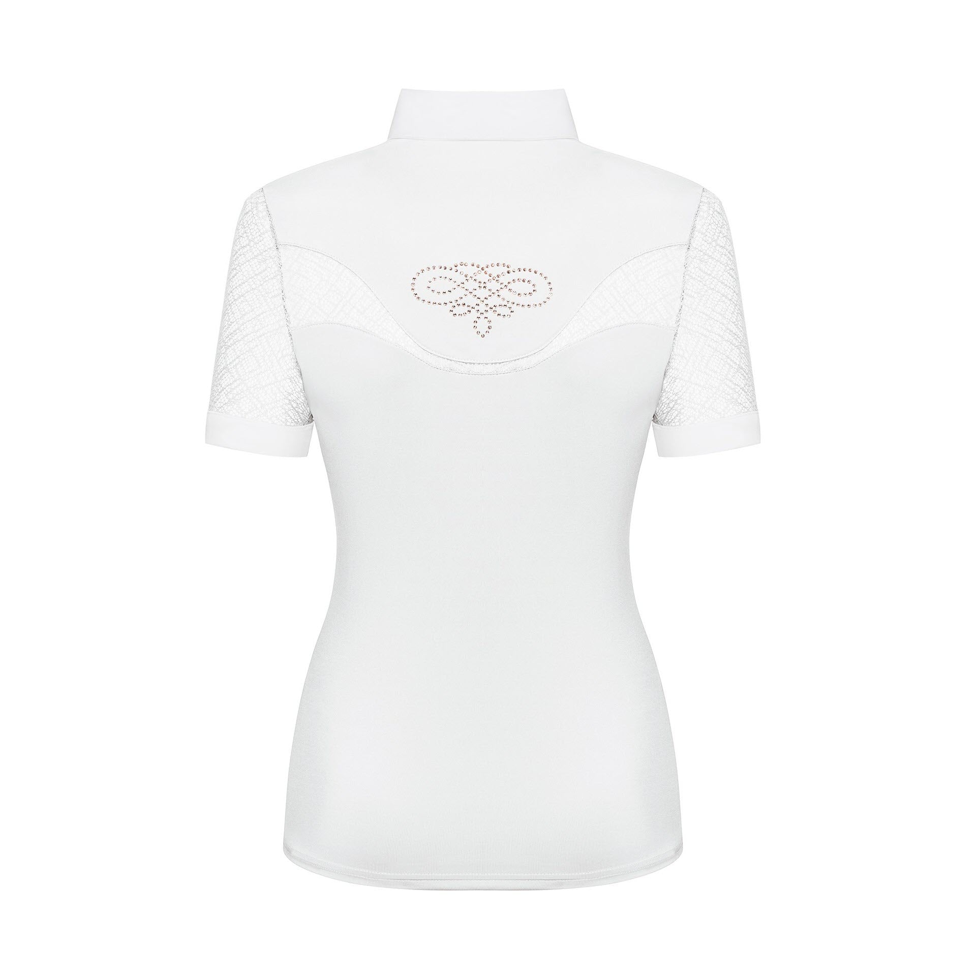 Fair Play Competition Shirt CECILE Short Sleeve ROSEGOLD, White