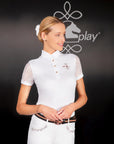 Fair Play Competition Shirt CECILE Short Sleeve ROSEGOLD, White