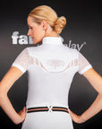 Fair Play Competition Shirt CECILE Short Sleeve ROSEGOLD, White