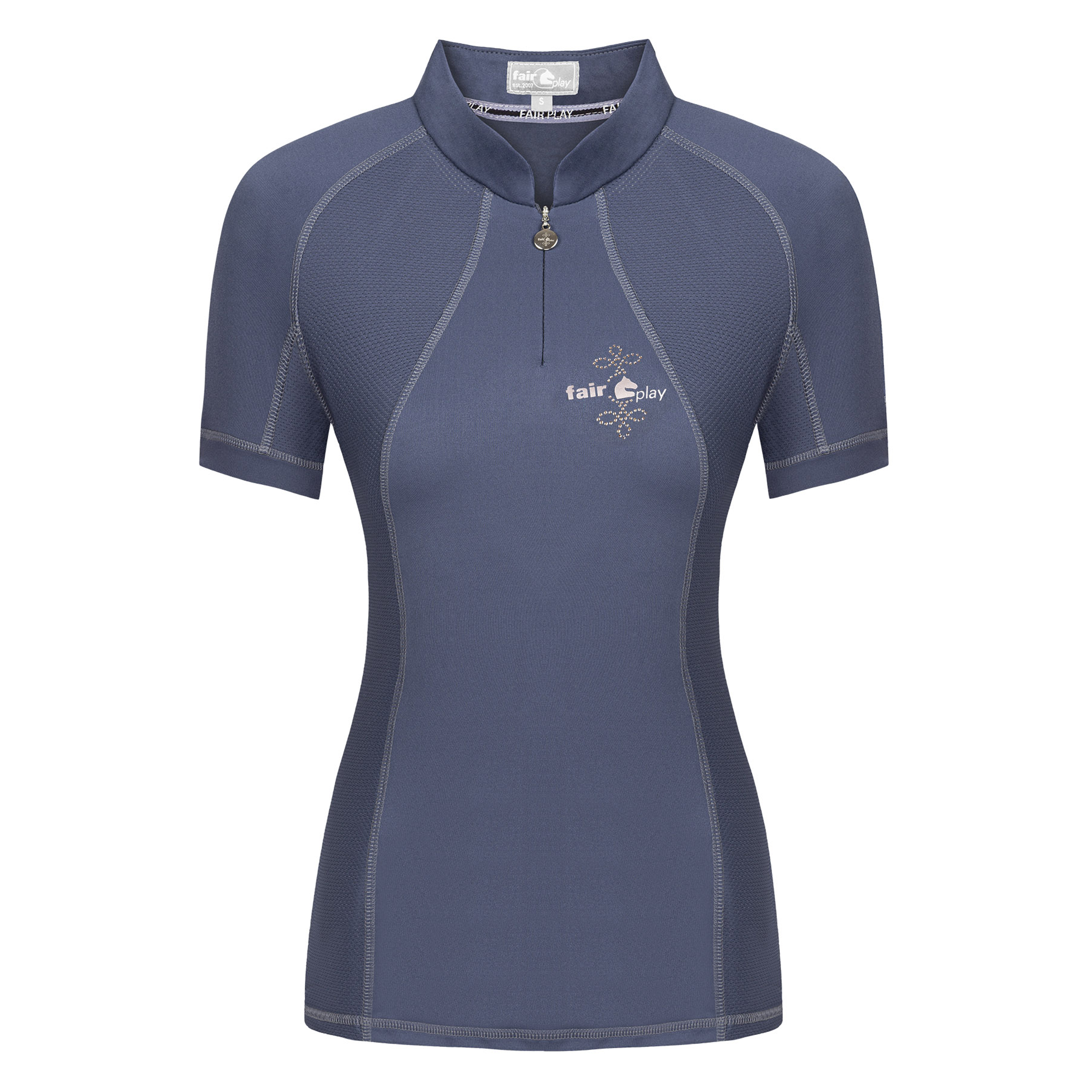 Fair Play Paula T-Shirt, Steel Blue