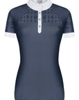 Fair Play AIKO Short Sleeve Competition Shirt, Steel Blue