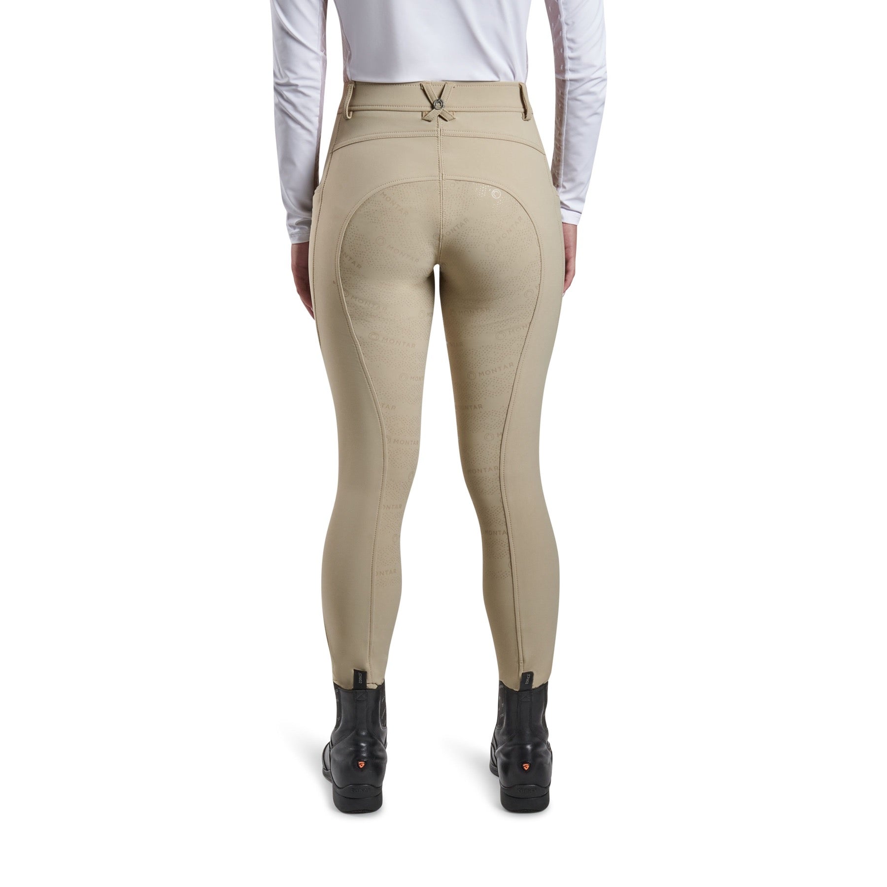 Montar Angela Yati Normal Waist Breeches - Full Grip, Beige