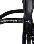 Schockemohle Brantford Anatomical Bridle, Black/Silver