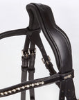 Schockemohle Brantford Anatomical Bridle, Black/Silver