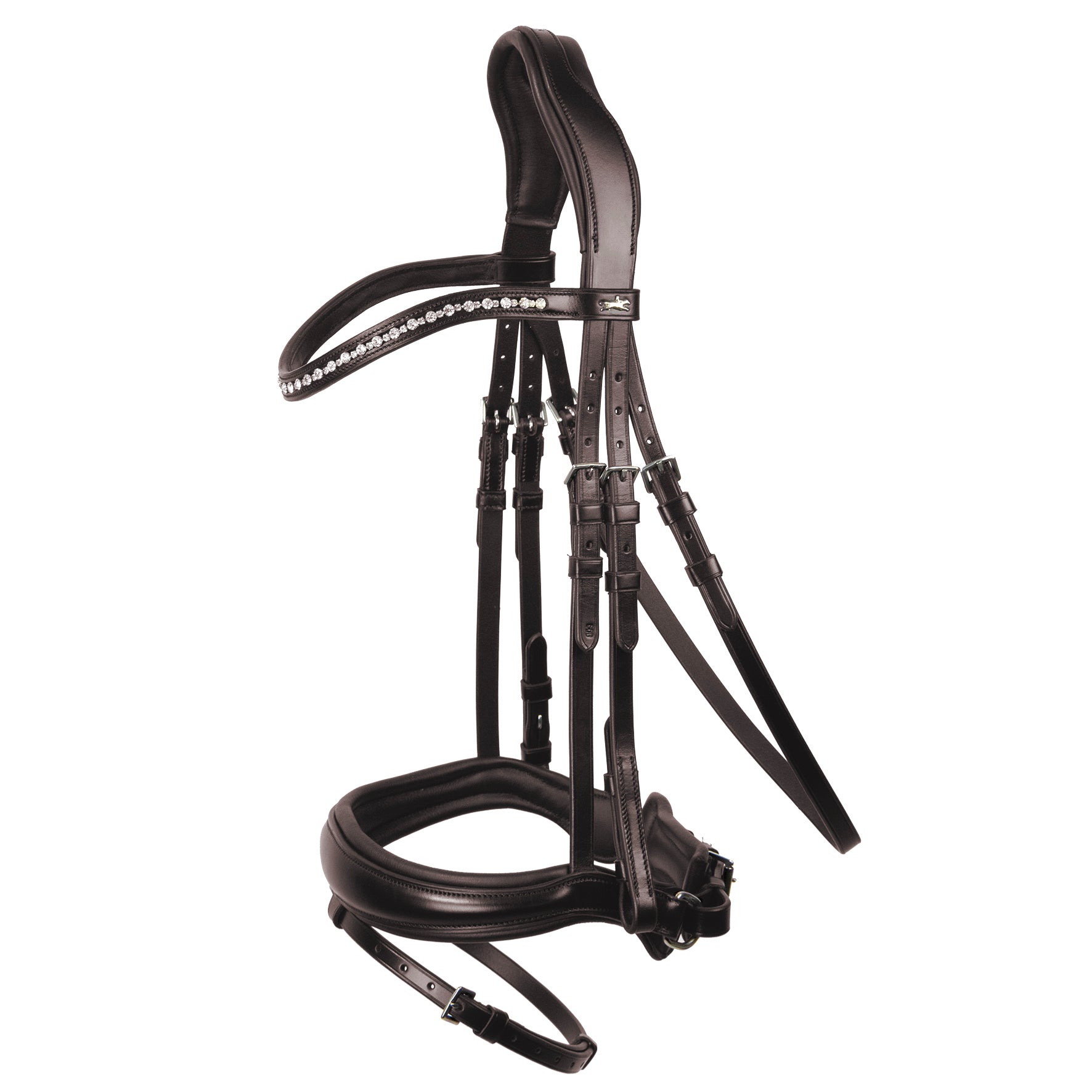 Schockemohle Brantford Anatomical Bridle, Espresso/Silver