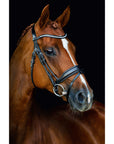 Schockemohle Malibu Anatomical Dressage Bridle, Black/Silver