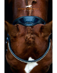 Schockemohle Malibu Anatomical Dressage Bridle, Black/Silver