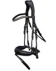 Schockemohle Malibu Anatomical Dressage Bridle, Black/Silver