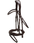 Schockemohle Stanford Anatomical Bridle, Espresso/Silver
