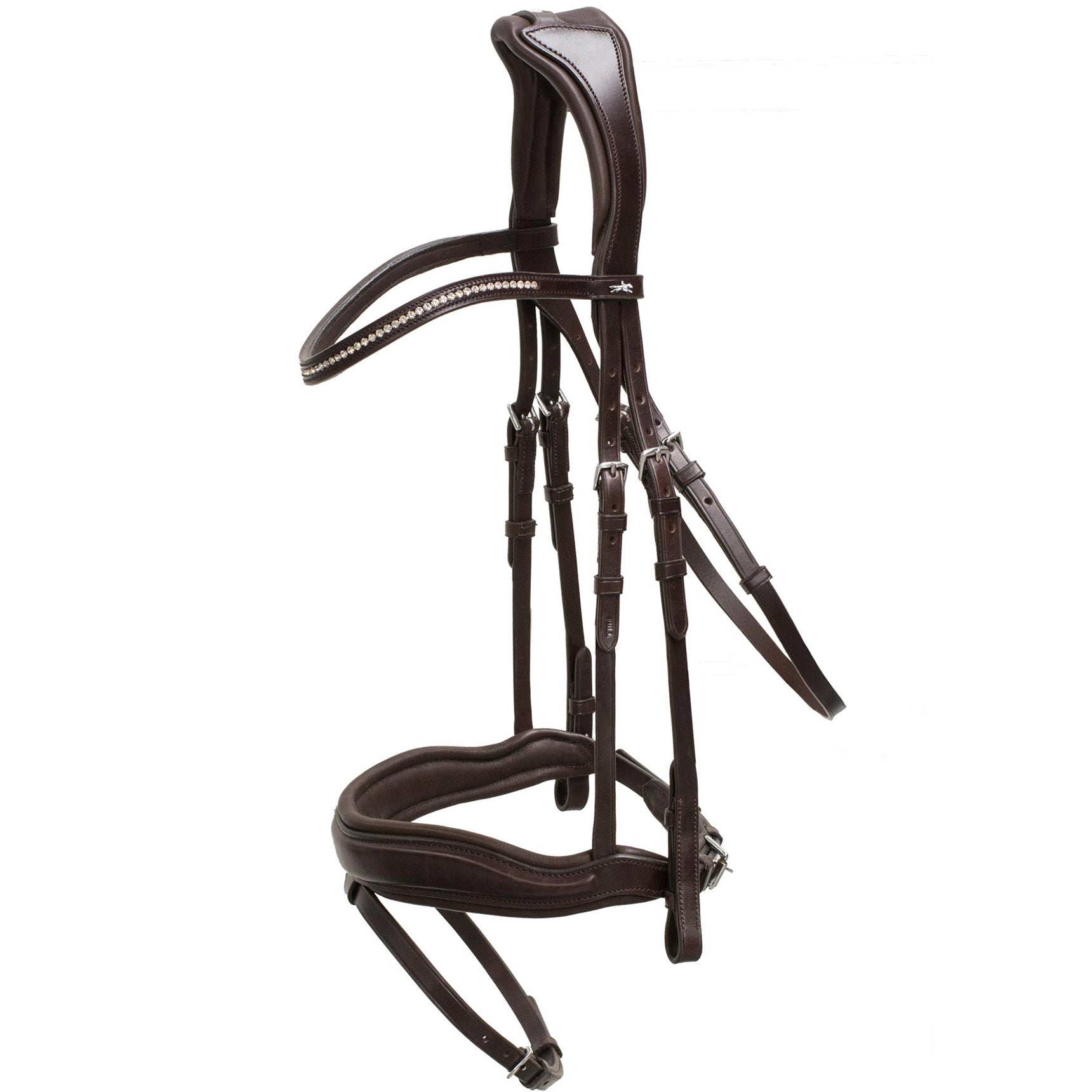 Schockemohle Concord Anatomical Bridle, Espresso/Silver