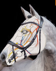 Schockemohle Equitus Alpha Anatomical Special Bridle, Black/Silver