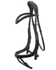 Schockemohle Equitus Alpha Anatomical Special Bridle, Black/Silver