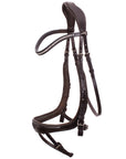 Schockemohle Equitus Beta Anatomical Special Bridle, Espresso/Silver