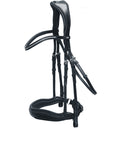 Schockemohle Slimford Anatomical Bridle, Black/Silver