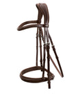 Schockemohle Montreal Select Anatomical Bridle, Espresso/Cream/Silver
