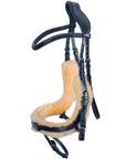 Schockemohle Equitus Zeta Anatomical Special Bridle, Black/Silver