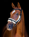 Schockemohle Equitus Zeta Anatomical Special Bridle, Black/Silver