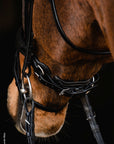 Schockemohle Brantford Anatomical Bridle, Black/Silver