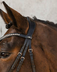 Schockemohle Brantford Anatomical Bridle, Black/Silver