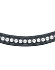 Schockemohle Browband Crystal Select, Black/Silver