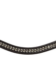 Schockemohle Browband Diamond Select Limited Headband, Black/Grey