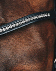 Schockemohle Browband Diamond Select Limited Headband, Black/Grey