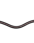 Schockemohle Browband Diamond Select Limited Headband, Black/Mauve