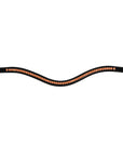 Schockemohle Browband Diamond Select Limited Headband, Black/Orange