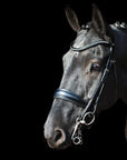 Schockemohle Milan Anatomical Double Bridle, Black/Silver