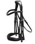 Schockemohle Milan Anatomical Double Bridle, Black/Silver