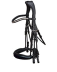 Schockemohle Venice Anatomic Double Bridle, Black Patent/Silver