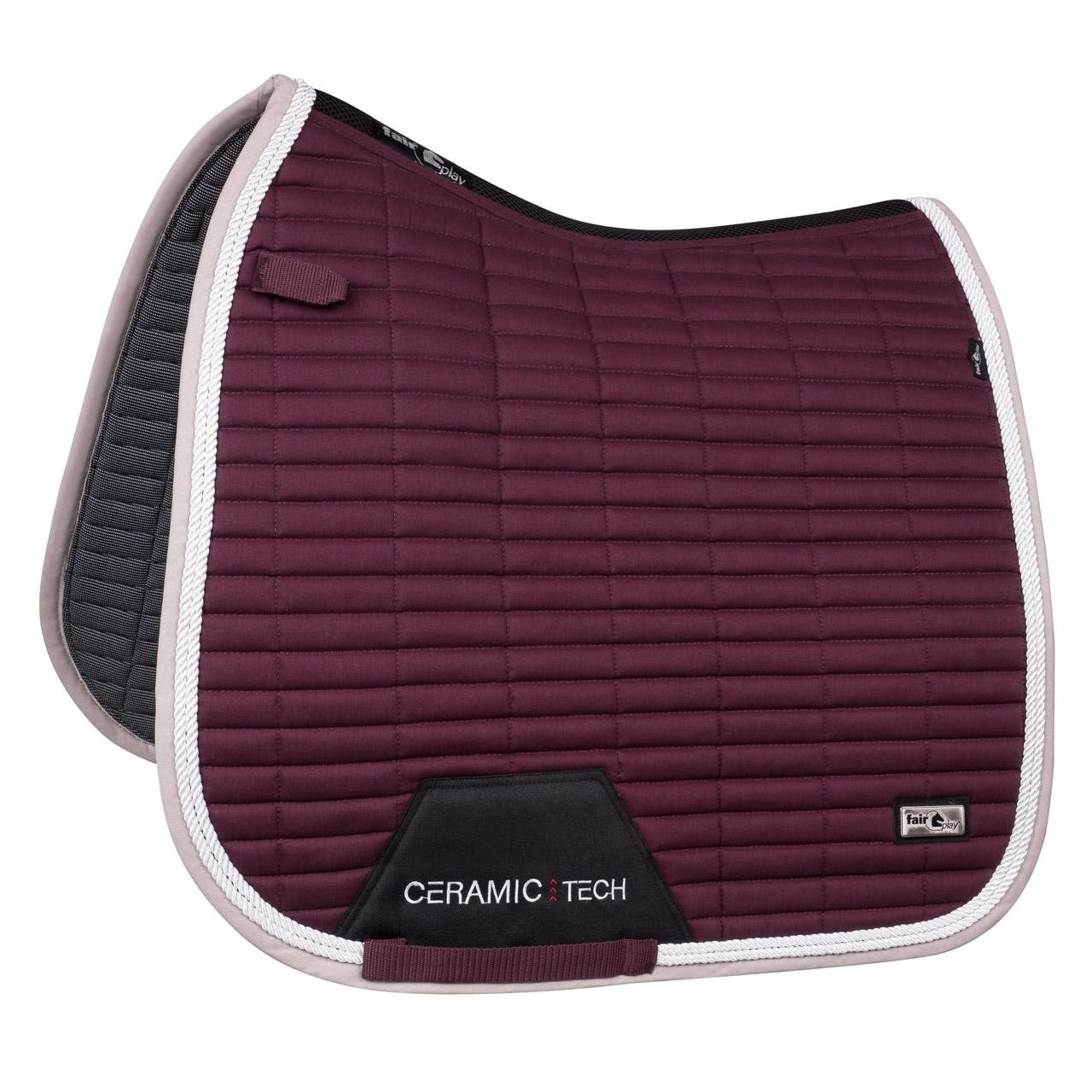 Fair Play Dressage Saddle Pad QUARTZ CERAMIC Plum FULL