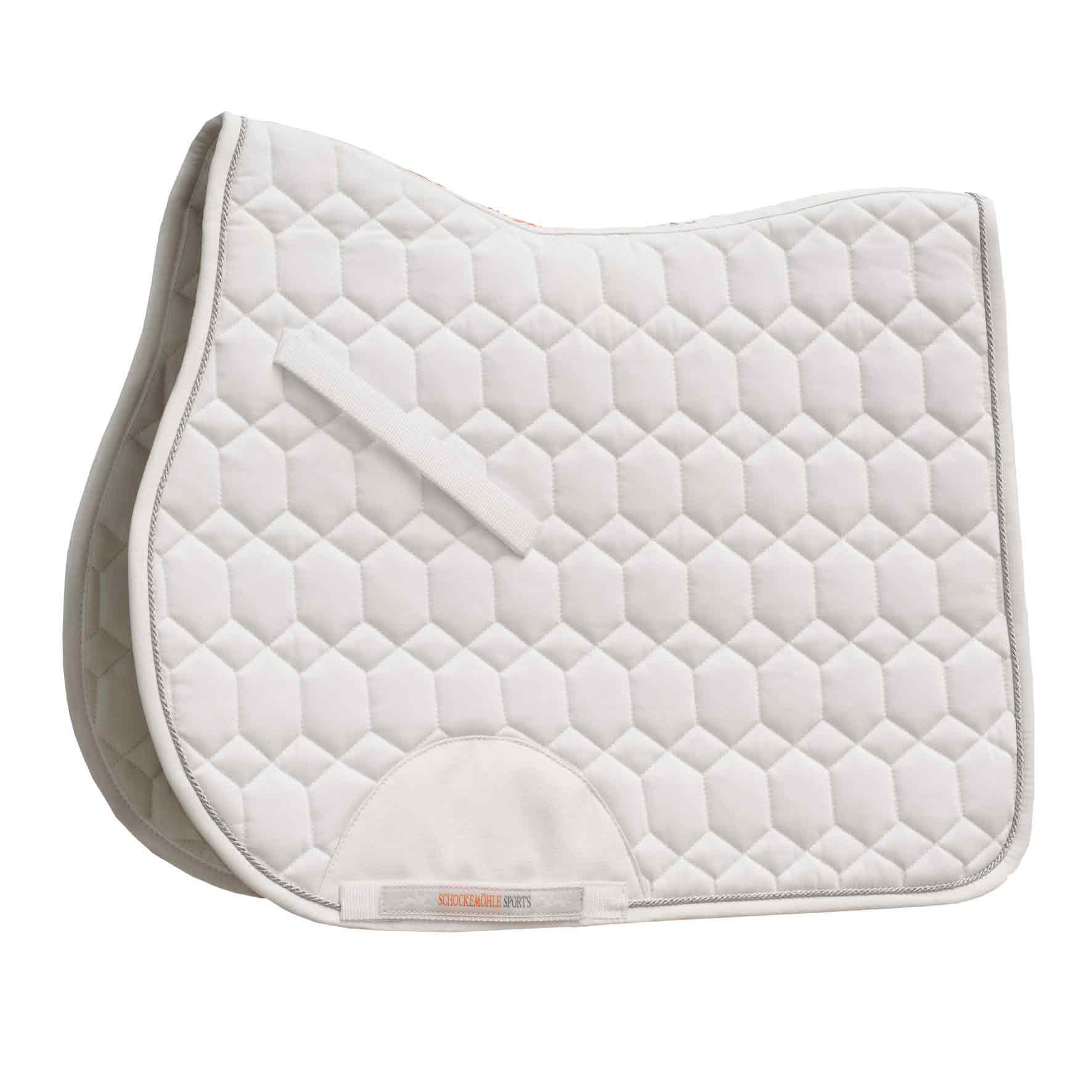 Schockemohle Balance Pad Jumping Saddle Pad, White, Full