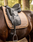 B Vertigo Quinn Dressage Saddle Pad, Shiitake Beige