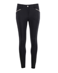 Montar Elisabeth Soft-Tech Premium Breeches Knee Grip, Mid Rise Black