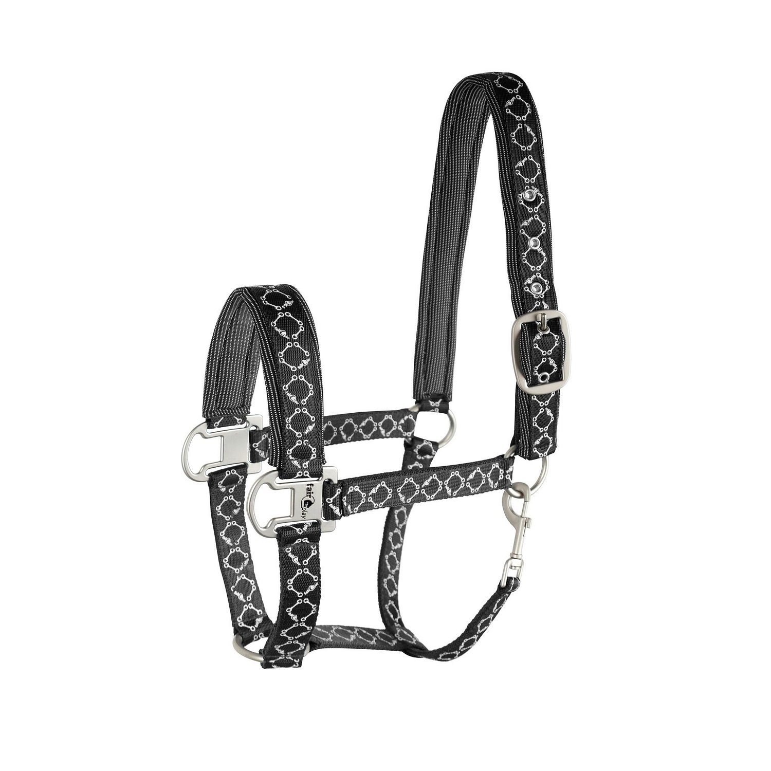 Fair Play Halter VEGA BITS CERAMIC, Black