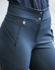 B Vertigo Justine Thermo Silicone Full Seat Winter Breeches, Dark Navy