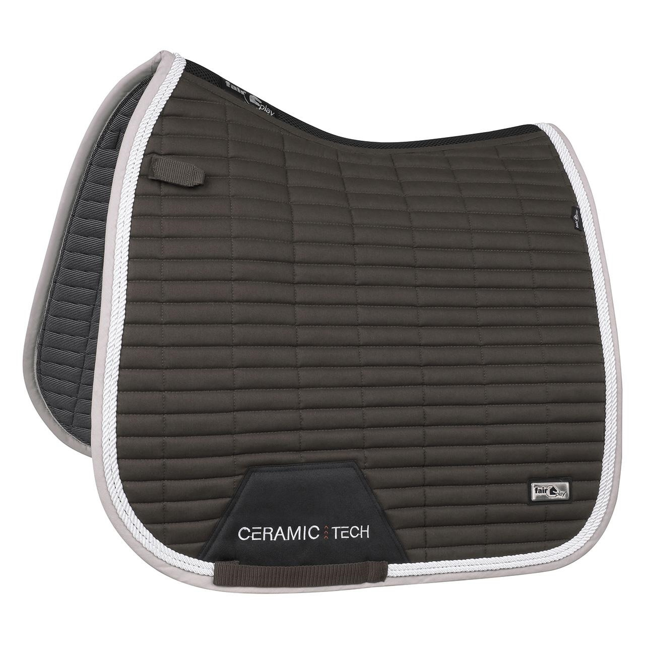 Fair Play Dressage Saddle Pad QUARTZ CERAMIC, Taupe Grey