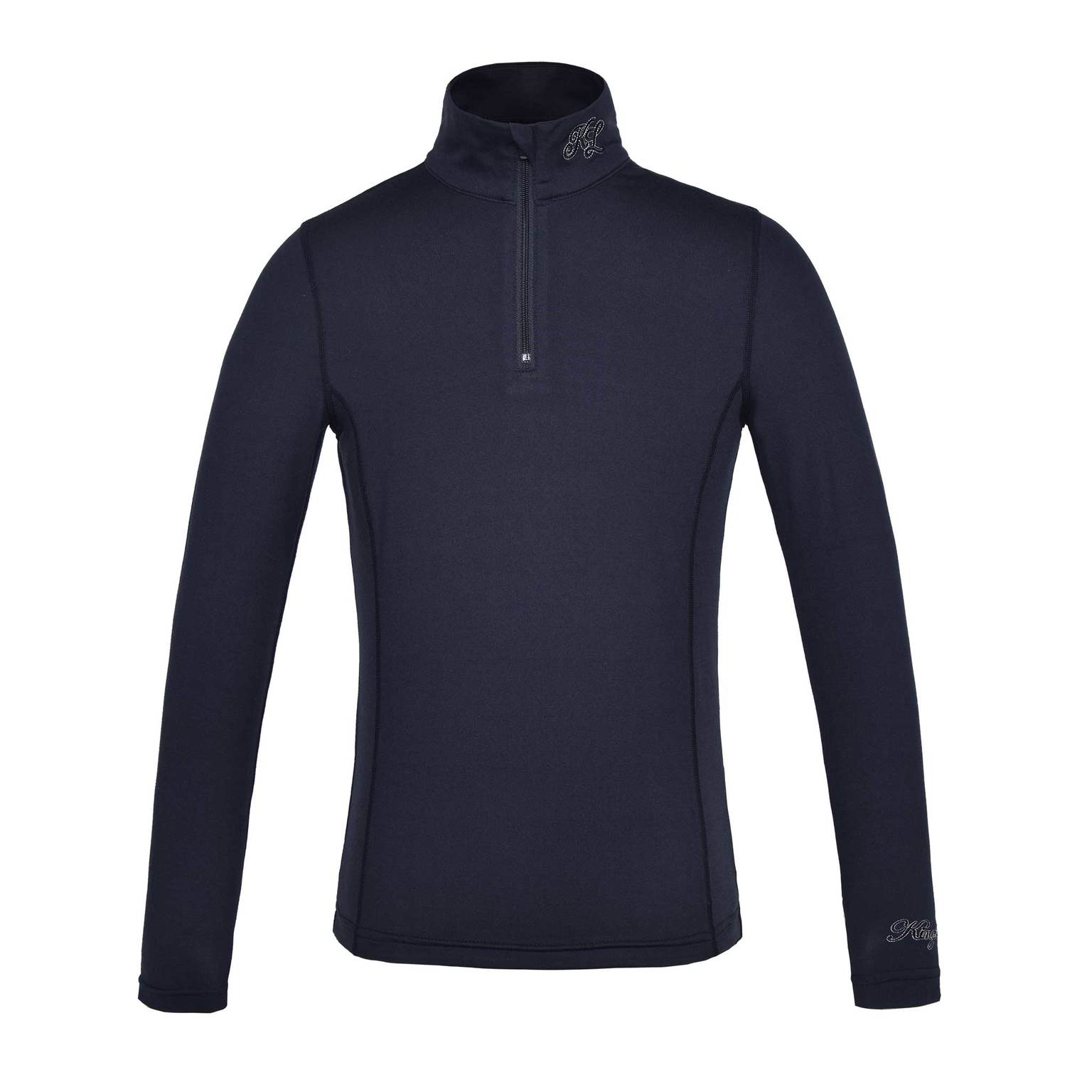 Kingsland Iara Girls 1/2 Zip Training Shirt, Navy