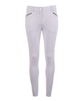 Montar Elisabeth Soft-Tech Premium Breeches Knee Grip, Mid Rise White