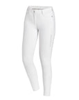 Schockemohle Livia Ladies Knee Grip, Mid Rise Breeches, White