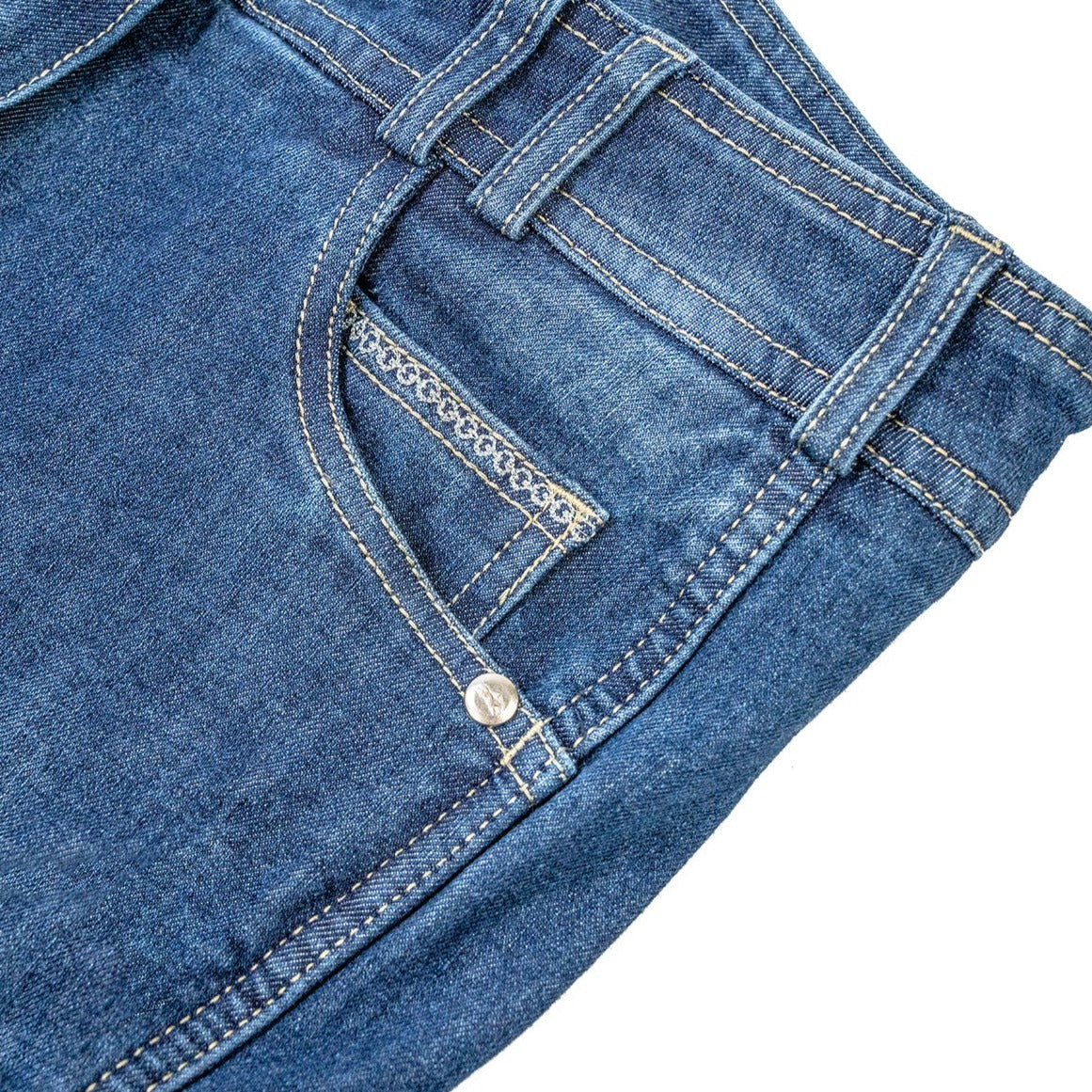 Schockemohle Lara Mid Rise, Knee Grip Style Ladies' Breeches, Blue