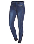 Schockemohle Lara Mid Rise, Knee Grip Style Ladies' Breeches, Blue