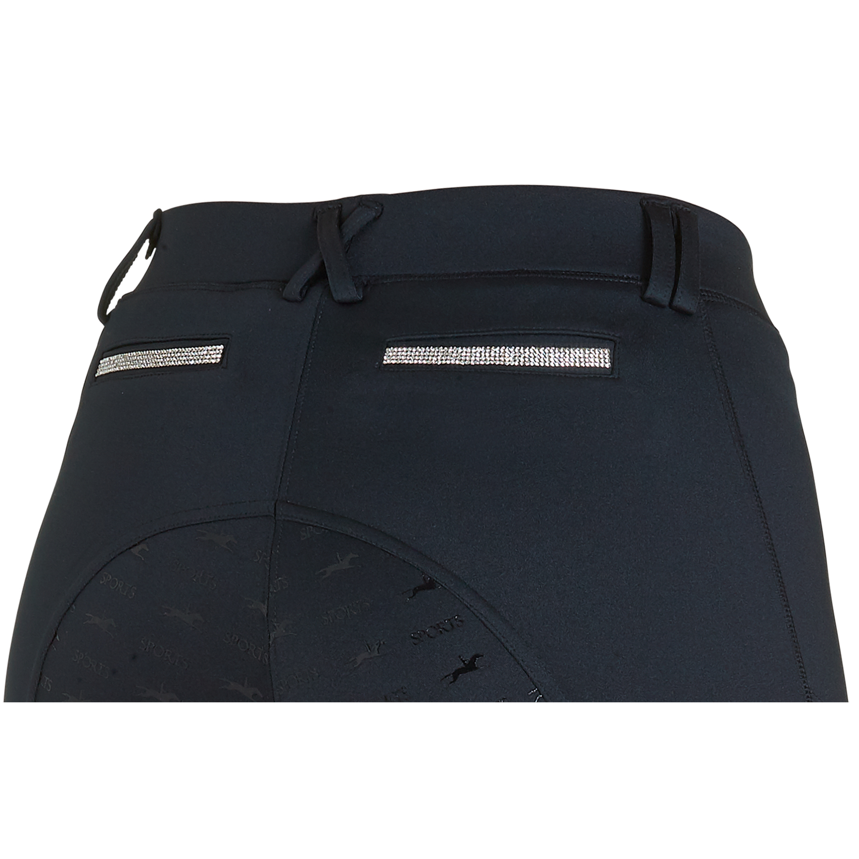 Schockemohle Glossy Style Ladies’ Full Grip Riding Leggings, Night