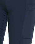 Schockemöhle Air Pocket Full Grip, Mid Rise Riding Tights, Dark Blue