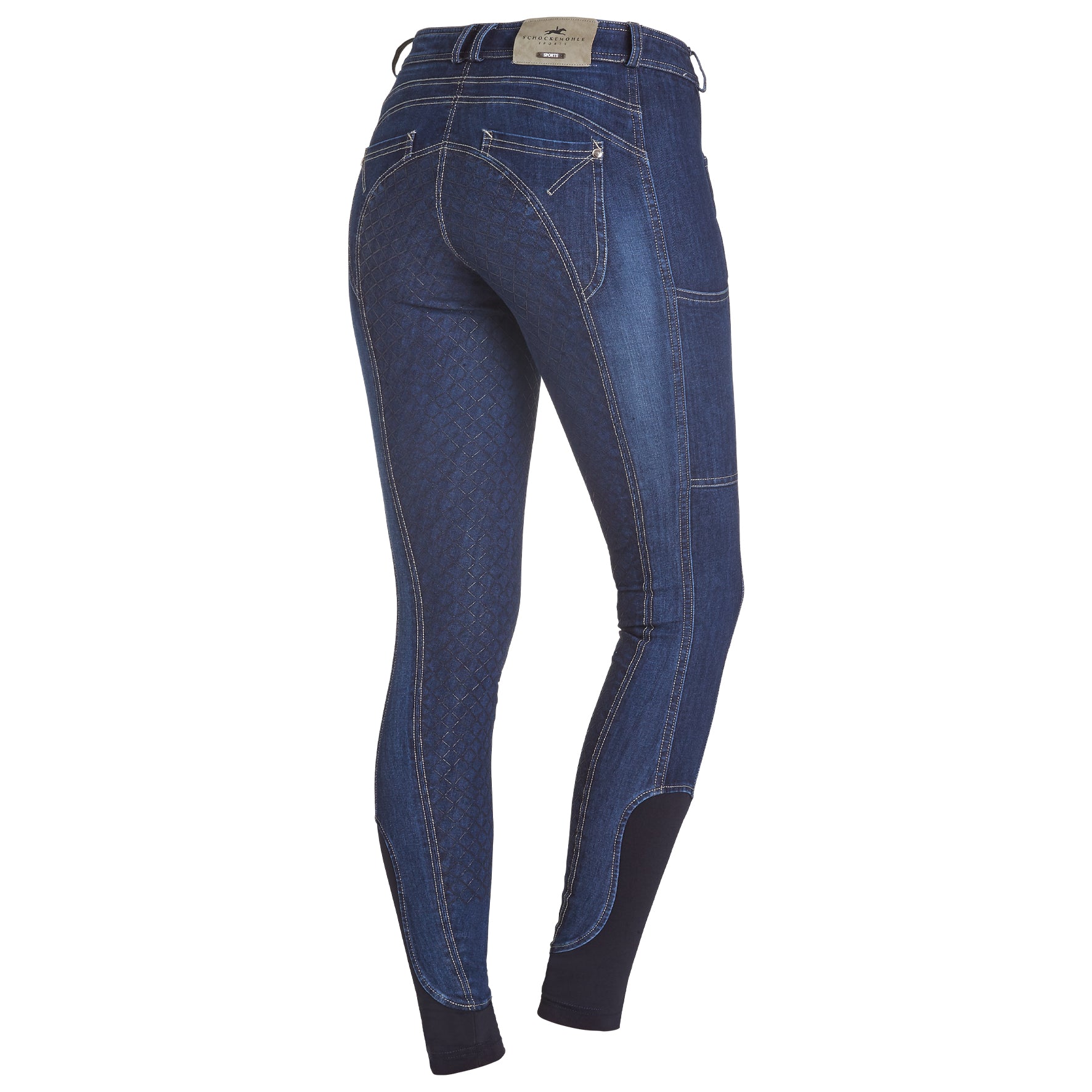Schockemohle Delia Full Seat Normal Rise Style Ladies' Breeches, Blue
