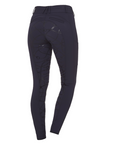 Schockemohle Summer Heather Mid Rise, Full Grip Breeches, Dark Blue