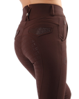 Montar Briella Yati High Rise Full Grip Breeches, Brown
