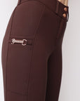 Montar Holly Yati Full Grip Mid Rise Breeches, Brown